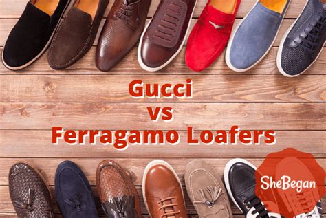 gucci or ferragamo loafers|difference between gucci and ferragamo.